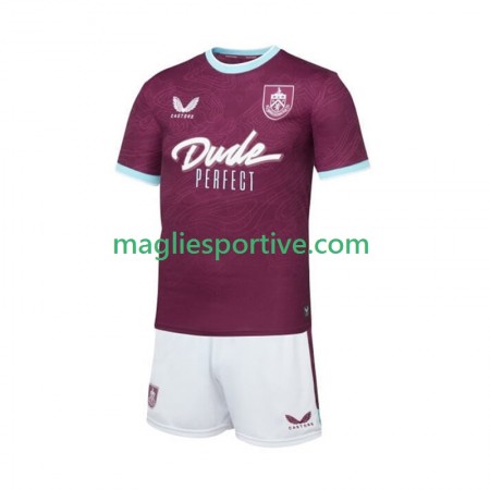 Completo Calcio Burnley Bambino Divisa Prima 2025-2026